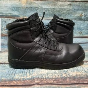 Thorogood Leather Side Zip Tactical Boots 11.5 EW